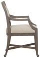 Fairfield® Customizable Rocco Dining Arm Chair with Casters-2