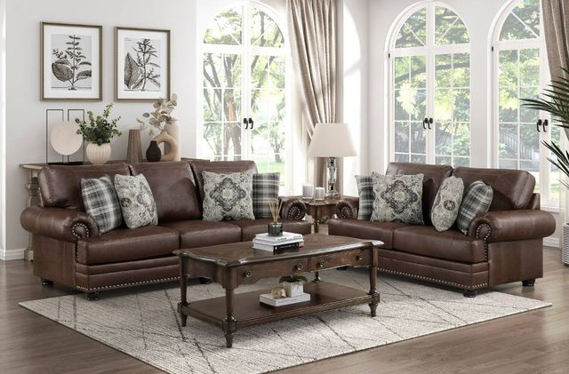 Homelegance® Franklin Dark Brown Sofa-1
