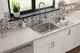Elkay Lustertone® Classic Lustrous Satin 43" x 22" x 10" 3-Hole Single Bowl Drop-In Sink with Left Drainboard-2