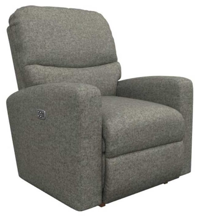 La-Z-Boy® Sherman Slate Power Rocking Recliner-0
