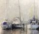Stylecraft Sailboats in Fog Gray/White Wall Art-1