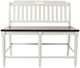 Jofran Inc. Orchard Park Brown/Light Gray Slatback Counter Bench-2