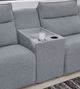 Signature Design by Ashley® Modmax II 5-Piece Pepper/Salt Power Reclining Small Spaced Sectional with Console Storage-4