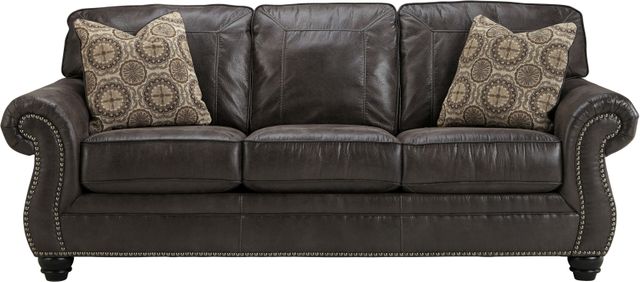 Benchcraft® Breville Charcoal Sofa-0