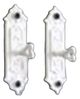 A & B Home Victorian White Sweet Heart Door Plate-0