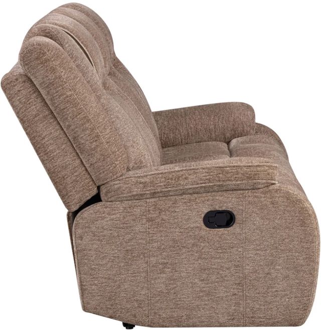 Parker House® Bruno Plush Tobacco Manual Reclining Sofa-4