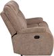 Parker House® Bruno Plush Tobacco Manual Reclining Sofa-4
