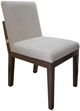 International Furniture Direct Natural Parota Chocolate Brown/Gray Dining Side Chair-0