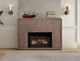 International Furniture Direct Mezquite Natural Brown Fireplace Media Console-1