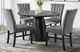 Elements International Bellini 5-Piece Grey Round Dining Set-0