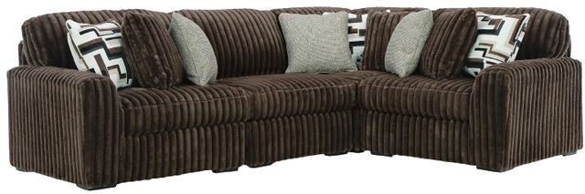 Signature Design by Ashley® Midnight-Madness 4-Piece Chocolate Modular Sectional-0
