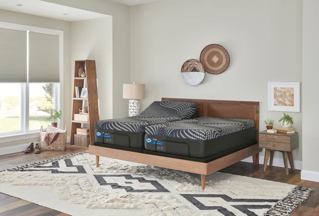 Sealy® Posturepedic® Plus Albany 13" Hybrid Medium Tight Top Split California King Mattress, Includes 2 Pieces-1