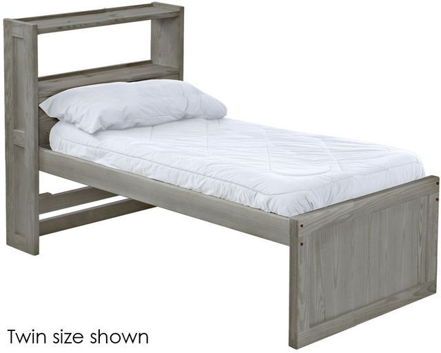 Crate Designs™ Furniture Storm Twin Captain's Youth Bookcase Bed-0