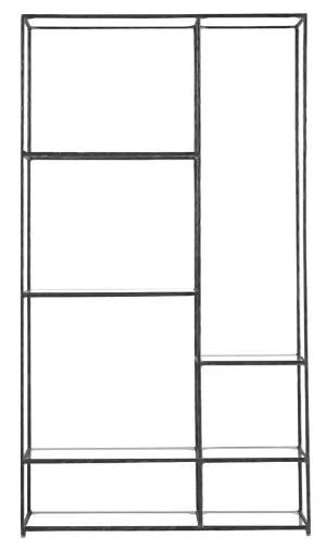 YHD Akira Black Bookshelf-1