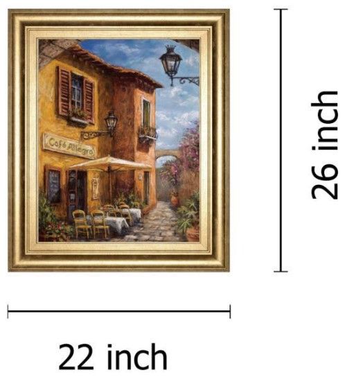 Classy Living Courtyard Cafe Wall Art-2