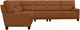 La-Z-Boy® Draper 4-Piece Clay L-Shape Sectional-1