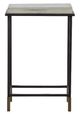 Century® Compositions Glass Top Small Drinks Table with Bronze Base-1