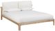 Modus Furniture Furano Ginger/Natural Full Upholstered Platform Bed with Two Cushion-0