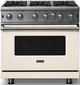 Viking® 5 Series 36" Pure White Pro Style Liquid Propane Gas Range-0