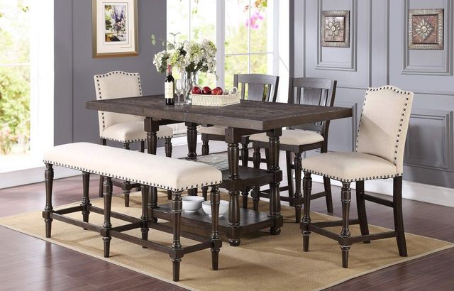 Winners Only® Xcalibur Espresso Dining Table-1