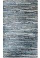 A & B Home Blue 2'x3' Denim Rug-1