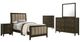 Coaster® Wilkes 5-Piece Dark Cocoa Twin Panel Bedroom Set-0