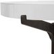Uttermost® Forge Crystal Top Accent Table with Rustic Brown Base-3