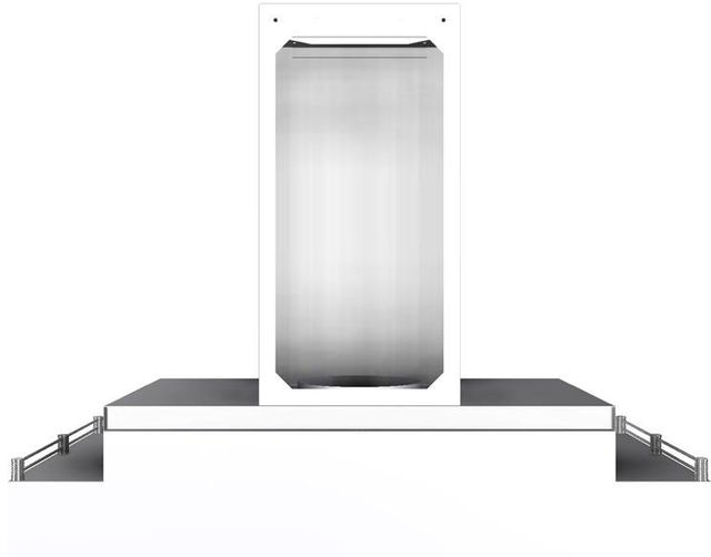 Vent-A-Hood® 42" White Contemporary Wall Mount Range Hood-2