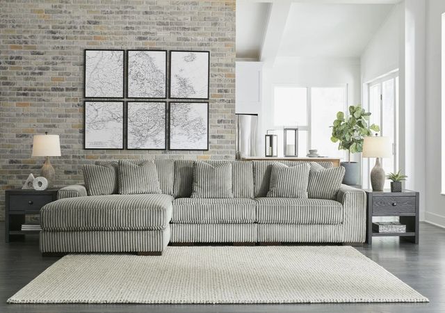 Signature Design by Ashley® Lindyn 3-Piece Fog Left-Arm Facing Sectional and Chaise-4
