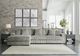 Signature Design by Ashley® Lindyn 3-Piece Fog Left-Arm Facing Sectional and Chaise-4
