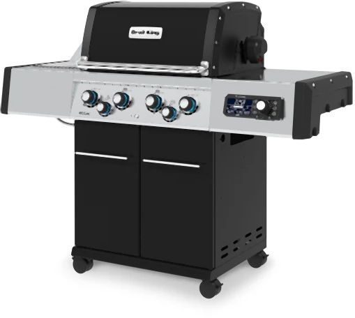 Broil King® Regal™ Q 490 Pro 4-Burner Black Freestanding Natural Gas Grill-3