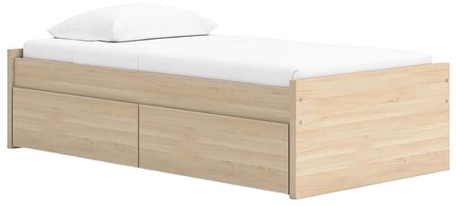Signature Design by Ashley® Onita Natural Twin Platform Storage Bed-1