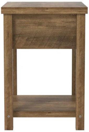 HH2 Home Milligan 2-Piece Knotty Oak Nightstand-4