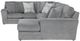 Jackson Furniture Glacier 3-Piece Shark Right-Arm Facing Sectional and Chaise-2
