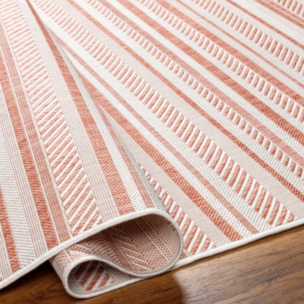 Surya Eagean Copper/Orange/White 4'x6' Area Rug-3
