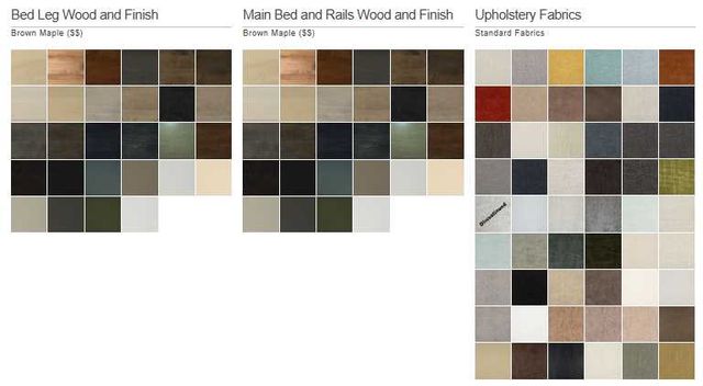 Country View Woodworking Customizable Hyde Park Queen Vertical Upholstered Panel Bed-1