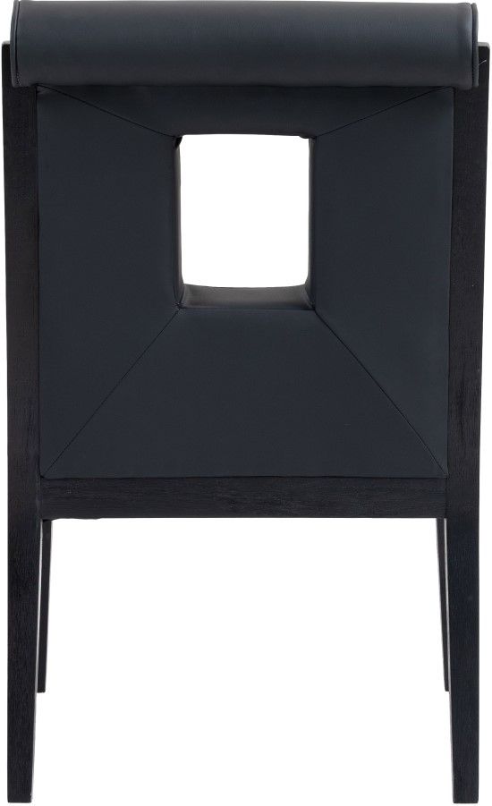 Meridian Furniture Gwendolyn Black Vegan Leather Dining Chair-3