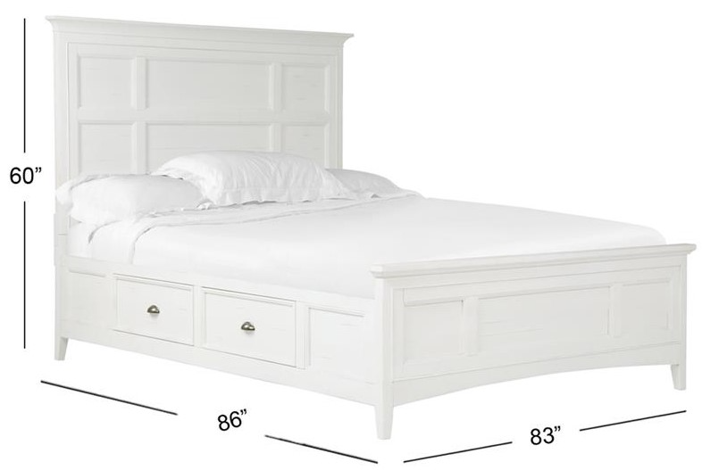 Magnussen Heron Cove Storage Panel Bed - Thumbnail 5