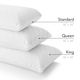 Malouf® Z™ Zoned Gel Dough™ High Loft King Pillow-5