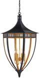 Currey & Company Bunny Williams Gold/Satin Black Wycombe Lantern-3