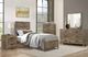 Homelegance® Mandan Weather Pine Twin Panel Bed-1