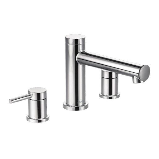 Moen® Align Chrome Two-Handle Non Diverter Roman Tub Faucet-0