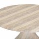 TOV Furniture Smooch Travertine Concrete Indoor/Outdoor Round Dining Table-5