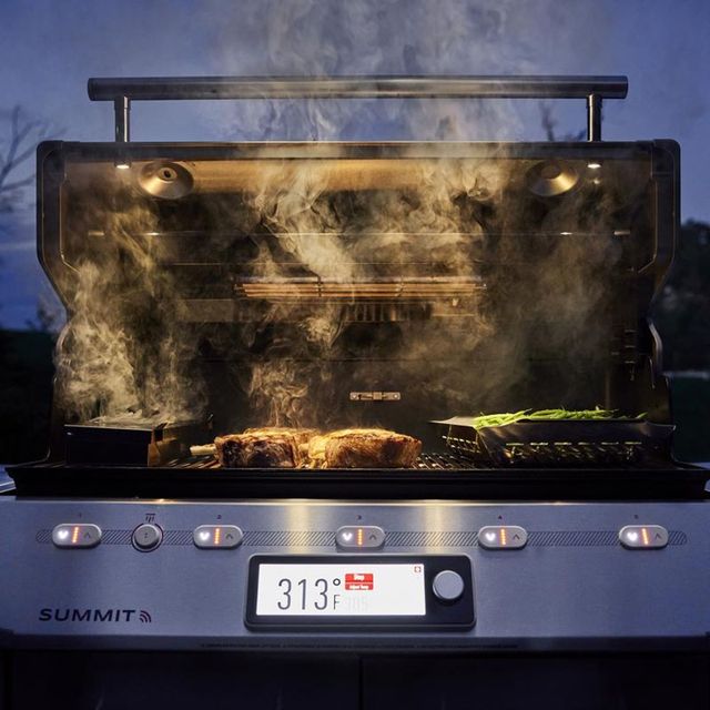 Weber® Summit® Smart FS38X E 5-Burner Black Freestanding Natural Gas Grill-2