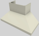 Vent-A-Hood® 54" Biscuit Wall Mounted Range Hood-4