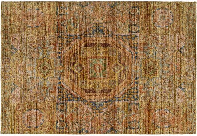 Dalyn™ Rug Company Silk Road SR10 Curry 5' x 8' Area Rug-1