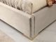 VIG Furniture Modrest Daystar Beige Velvet/Gold Queen Panel Bed-4