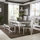Liberty Furniture Allyson Park 6-Piece Charcoal/Wirebrushed White Rectangular Dining Table Set-1