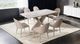 Furniture of America® Lenvik 7-Piece Brown/White Dining Table Set-1