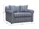 Overnight Sofa Hampton Denim Twin Sleeper-2